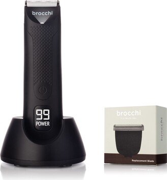 BROCCHI The Cutting Edge USB Waterproof Trimmer + 1 Replaceable Blade