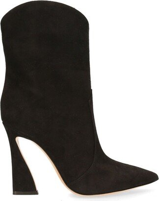 Vegas Pointed-Toe Ankle Boots