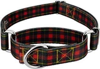 Country Brook Petz Buffalo Plaid Martingale Dog Collar (1/2 Inch, Extra Small)