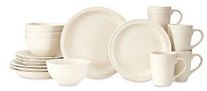 Baum Brothers Baum-Essex Hudson 16 Piece Dinnerware Set, Service for Four