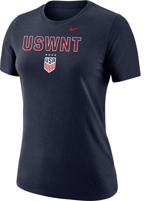 USWNT Women's Soccer T-Shirt in Blue