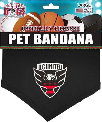 All Star Dogs Black D.c. United Pet Bandana