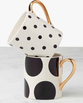 On The Dot 2-Piece Assorted Mug Set