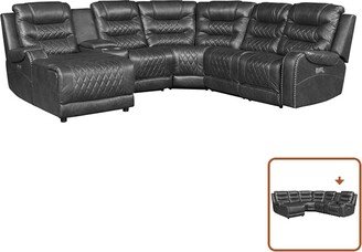 Fremont & Park Lenci Modular Power Reclining Sectional Sofa with Left Chaise