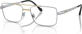 Sferoflex Men's Eyeglasses, SF2296 56 - Silver, Gold