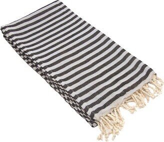 Fun in the Sun Pestemal Beach Towel Charcoal