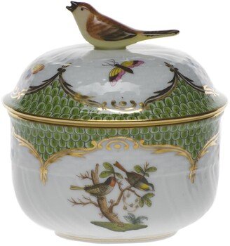 Rothschild Bird Green Covered Sugar Dish