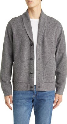 Textured Shawl Collar Cardigan