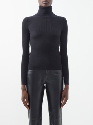 Cashmere-blend Roll-neck Sweater