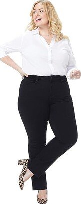 Marilyn Straight in Black (Black) Women's Jeans