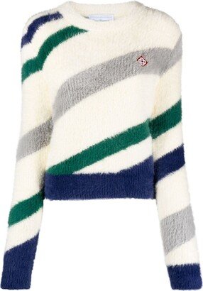 Striped Knitted Jumper-AC