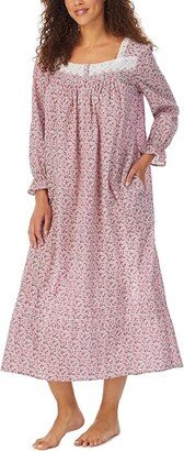 Long Sleeve Ballet Gown (Ditsy) Women's Pajama