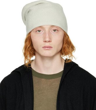 Green Cashmere Beanie