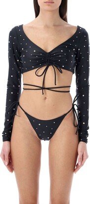 Embellished Two-Piece Swimsuit