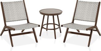 Adagio Chair and Table 3 Piece Set