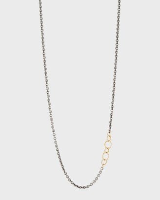 Old World Chain Necklace with Champagne Diamonds