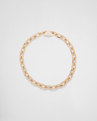 Eternal Gold Chain Necklace In Yellow Gold With Diamonds