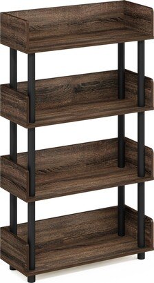 Turn-N-Tube 4-Tier Toolless Freestanding Multipurposes Display Rack, Espresso