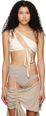 Elena Velez SSENSE Exclusive Off-White Bra