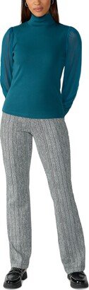 Women's Filmore Houndstooth Flare-Leg Pants