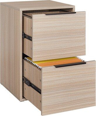 Wood File Cabinet 2 Drawers