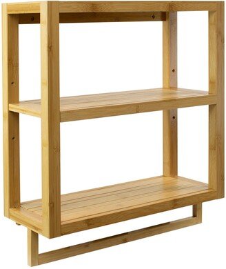 Bamboo Kitchen Shelf & Towel Rack