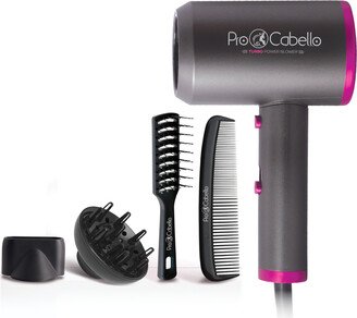 Procabello Mini Magic Turbo Power Blower - Pink & Grey