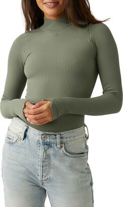 XYZ Mock Neck Bodysuit