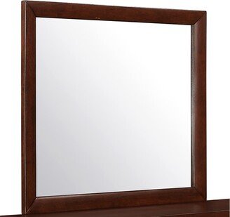 Linda New Merlot Mirror - Brown