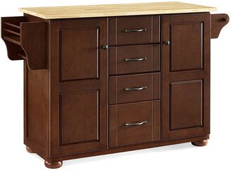 Eleanor Wood Top Kitchen Cart-AA