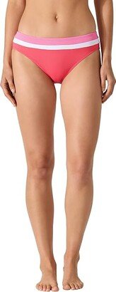 Island Cays Color-Block Hipster Bottoms (Coral Coast) Women's Swimwear