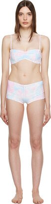 SSENSE Exclusive White & Pink Cleo & Genevieve Bikini