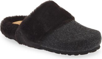 Lille Faux Fur Wool Blend Slipper