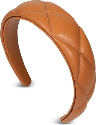 Hanna quilted leather headband-AA