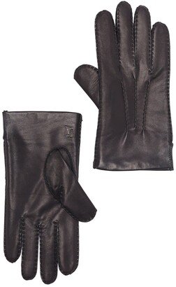 Cashmere Lined Hand Stitch Leather Gloves