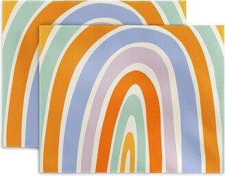 Lane and Lucia Mod Rainbow Set of 2 Placemats