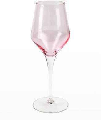 Contessa Pink Wine Glass