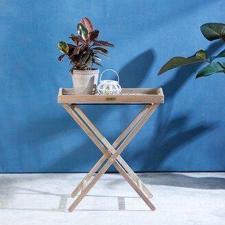 Folding Teak Tray Table