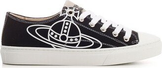 Orb Printed Low-Top Sneakers