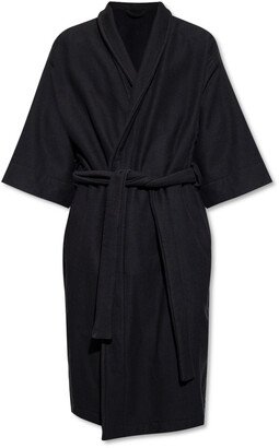 Cotton Bathrobe - Black