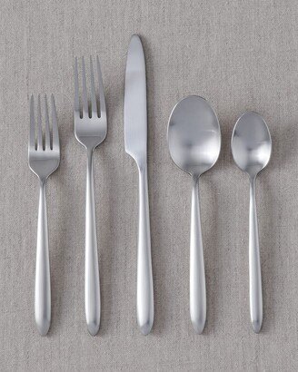 Velo Brushed Stainless Steel 20-Piece Flatware set