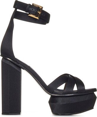 High-Heeled Platform Sandals