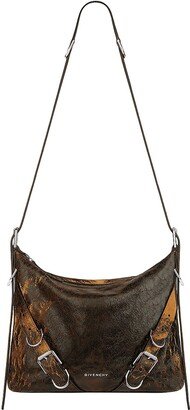 Voyou Crossbody Bag In Crackled Leather