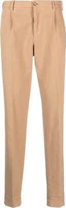 Straight-Leg Tailored Trousers-GE