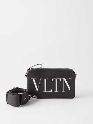 Vltn-logo Leather Cross-body Bag