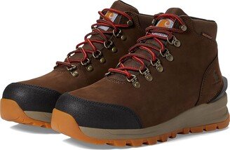 Gilmore Waterproof 5 Alloy Toe Work Hiker (Dark Brown Nubuck) Women's Shoes