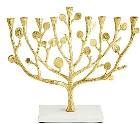 Botanical Leaf Menorah