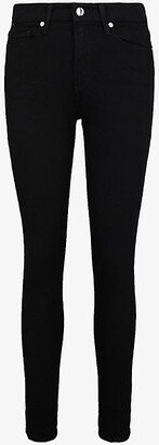 Womens Black001 Good Legs Crop Skinny High-rise Jeans