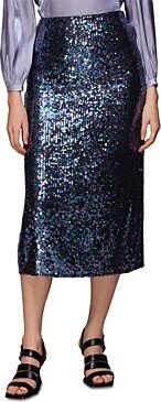 Suki Sequined Midi Skirt