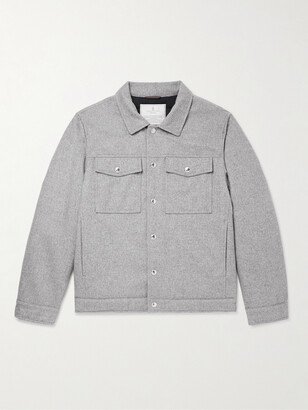 Padded Wool Shirt Jacket